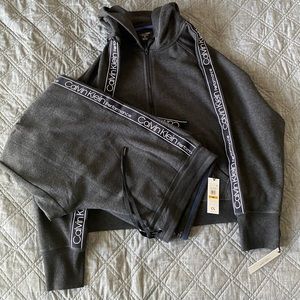 NWT 2 Piece Calvin Klein Performance Track Suit